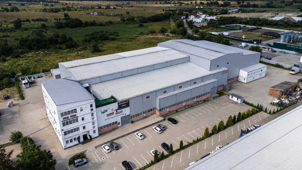 Parc industrial de vânzare Sibiu – hală + birouri, lângă A1