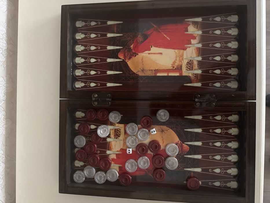 Нарды игральные с фишками