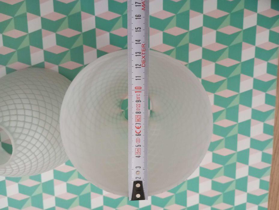 Set 2 abajururi din sticla lustra clasica E34033 ERSTE Abigail E27