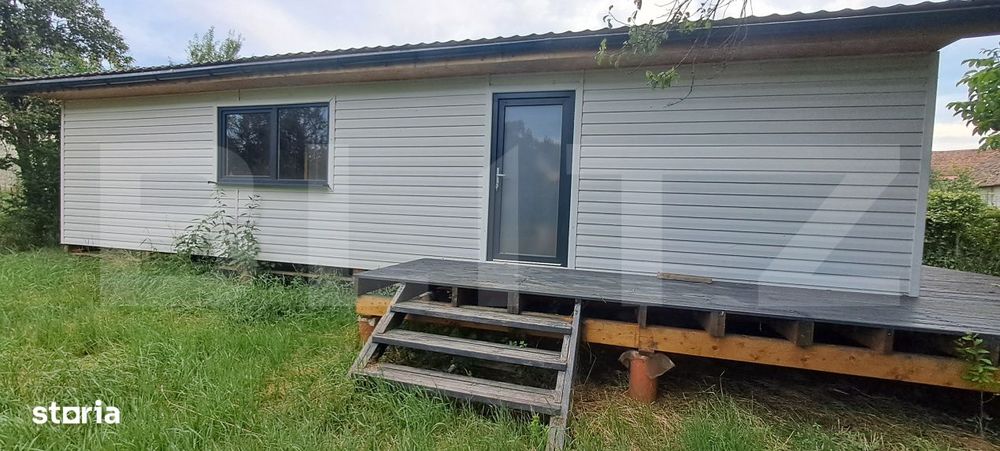 Teren 1300 mp, cu tiny house moderna, in Satul Grid — Țara Fagarasu