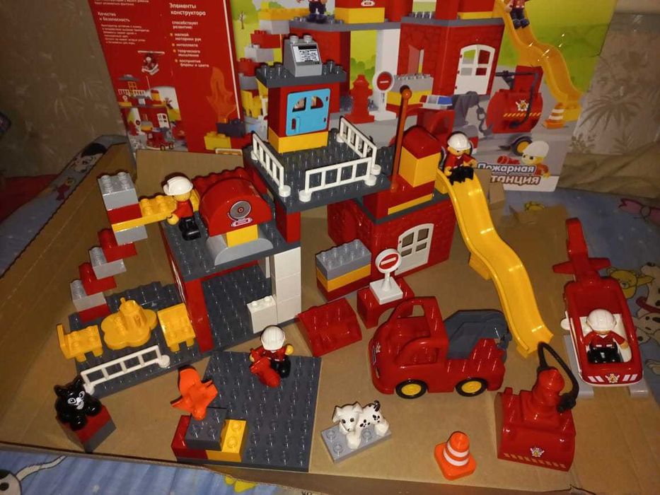 Конструктор Полесье Пожарная станция