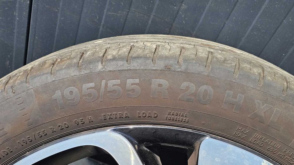Jante Aliaj RENAULT OEM + Cauciucuri Vara 195 / 55 / R20