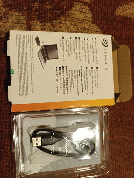Външен твърд диск Seagate Expansion Portable 2TB, USB 3.0, Черен