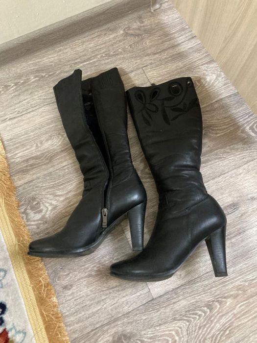 Продам сапоги чистая кожа