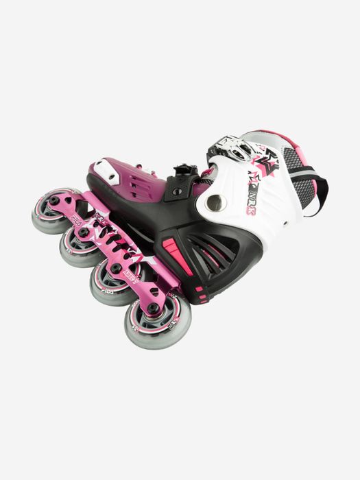 Ролики FILA для девочек 33–35 + экипировка в подарок!