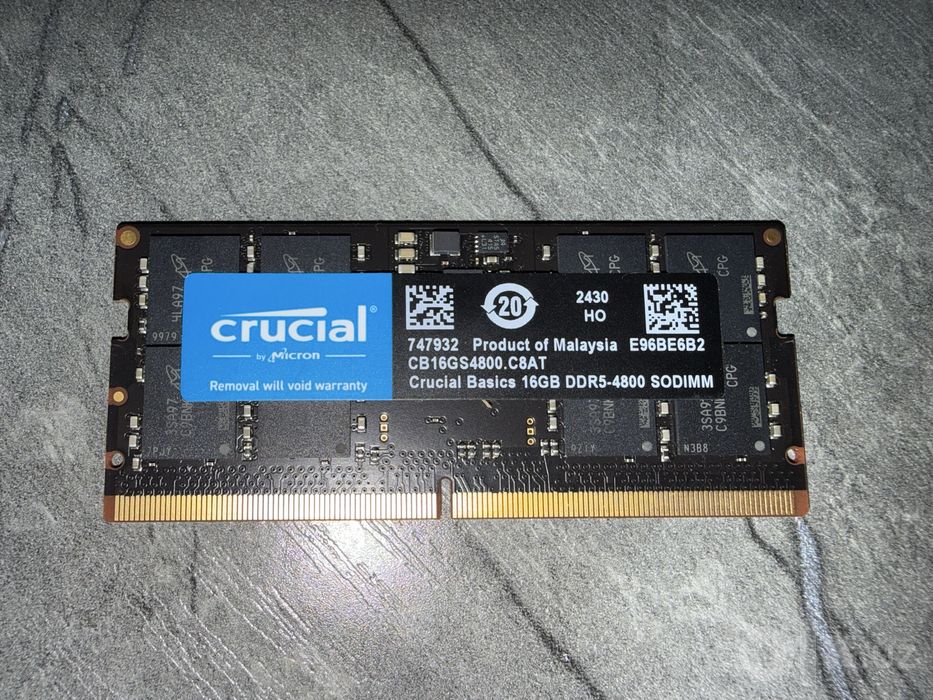 Оперативная память DDR5 16gb 4800