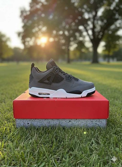 Adidasi Jordan 4 Retro Gri - Adidasi Fete Baieti