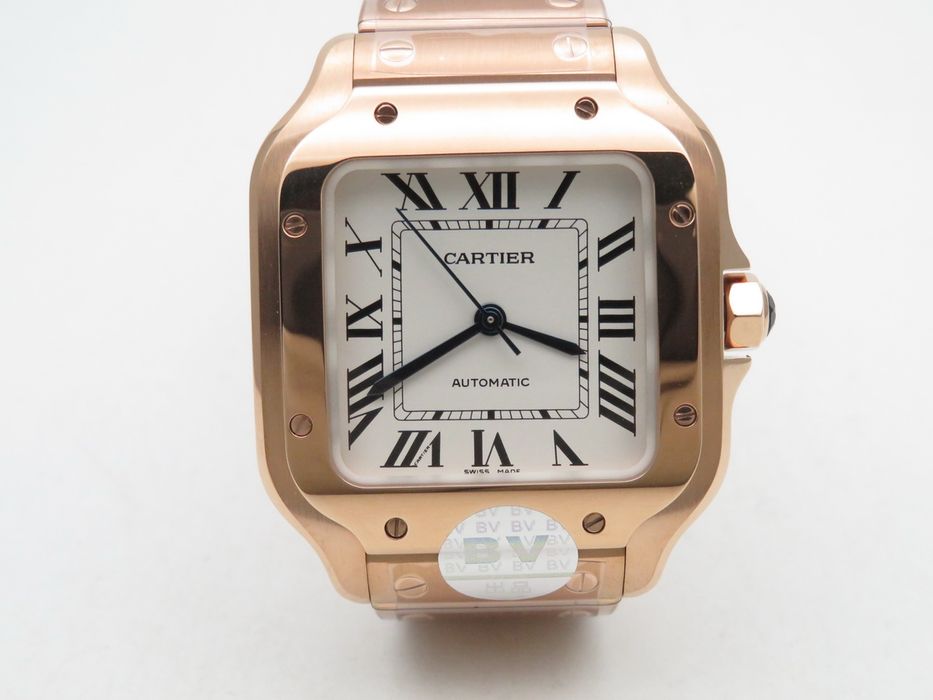 Cartier Santos de Cartier 35mm дамски - розово злато - автоматичен - QC снимки
