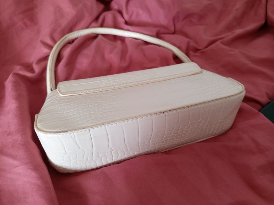 Geanta alba mini