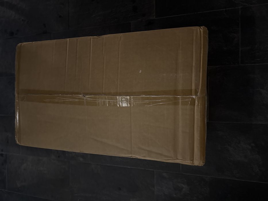 Masa de toaleta 75x140x40 cm în alb cu oglinda, 4 sertare si taburet ML-Design, nou
