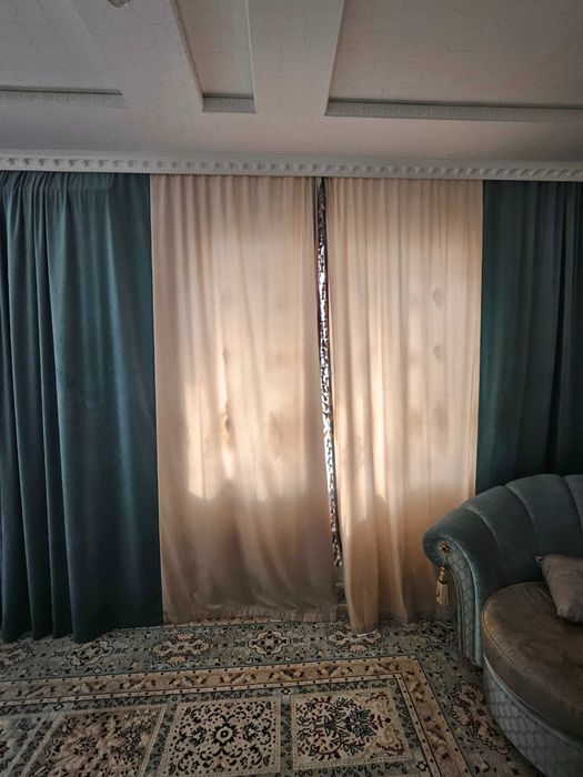 Продаётся тюль со шторами