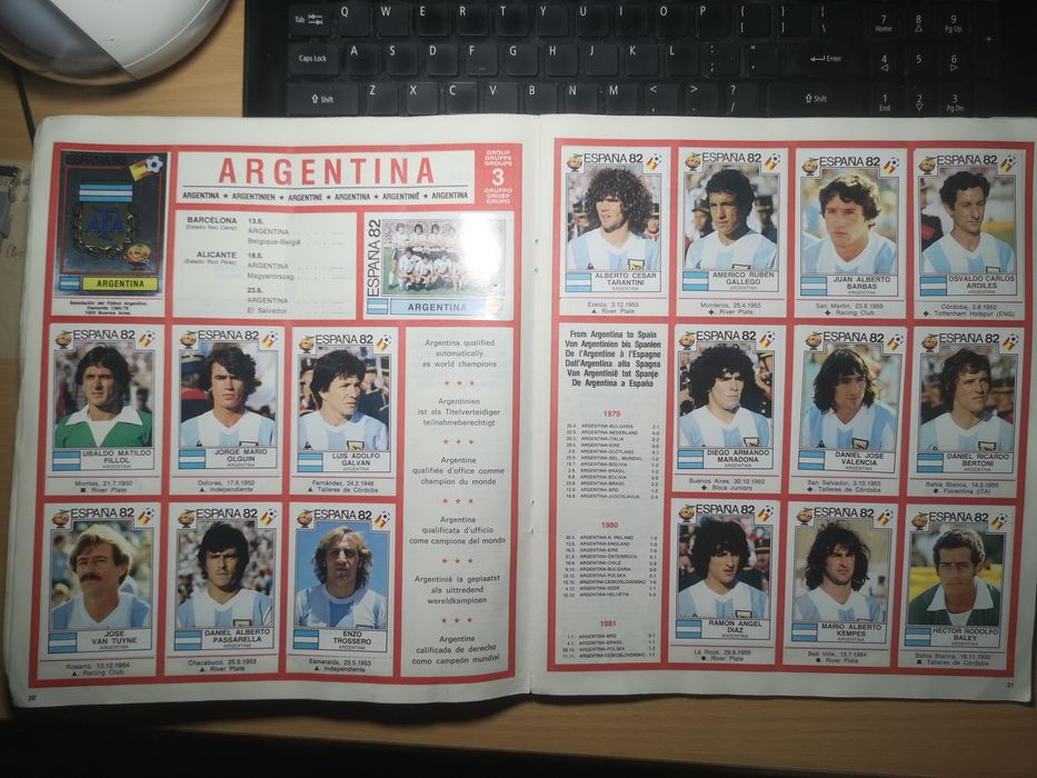 Panini Album complet Spania 82 Espana 1982 original varianta plătită