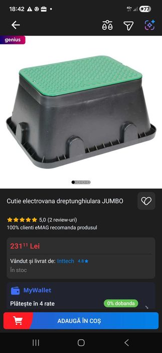 Cutie electrovana