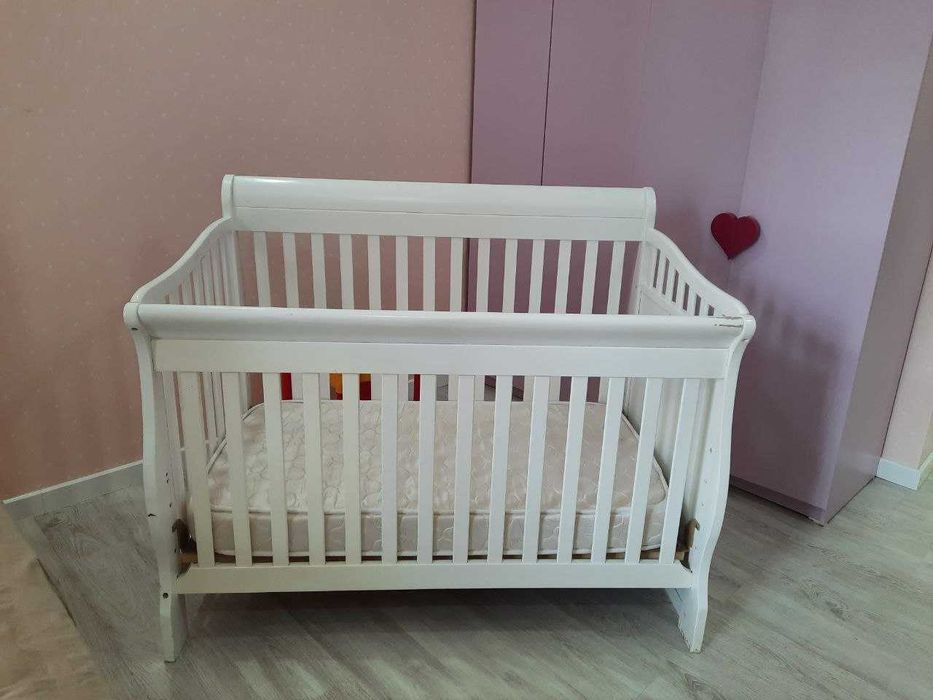 Детская кроватка-трансформер 2 в 1