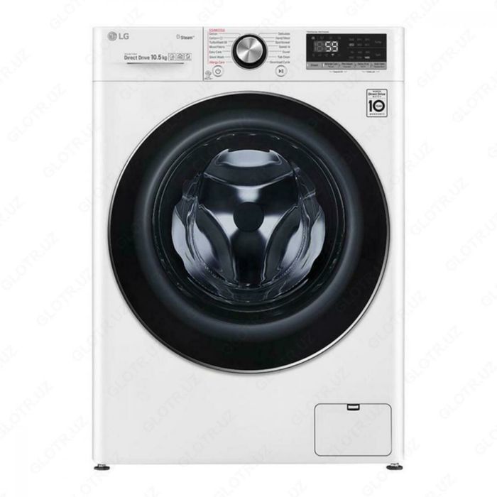 Стиральная машина LG 10.5кг Стирка с паром Steam, 6 движений заботы