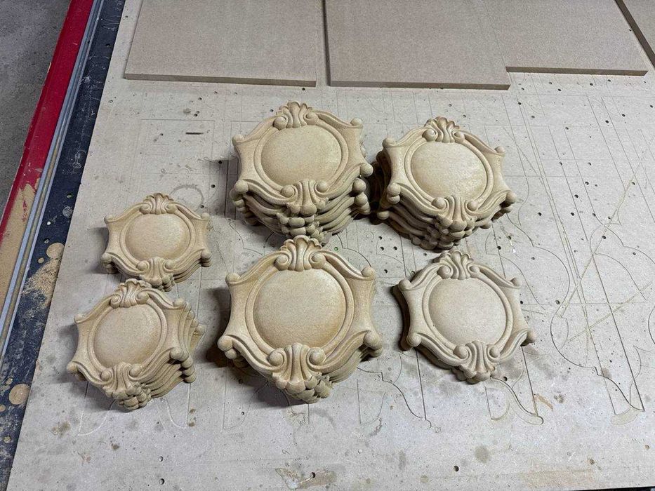 MDF eshik uchun yog'och va mdfdan rover gullar