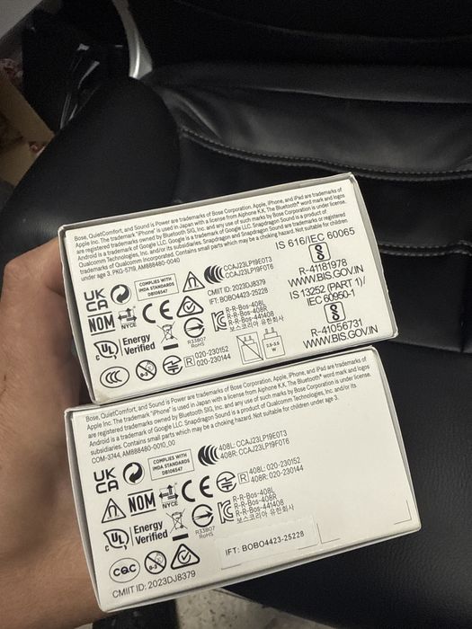 Bose quietcomfort ultra earbuds noi sigilate black sau white