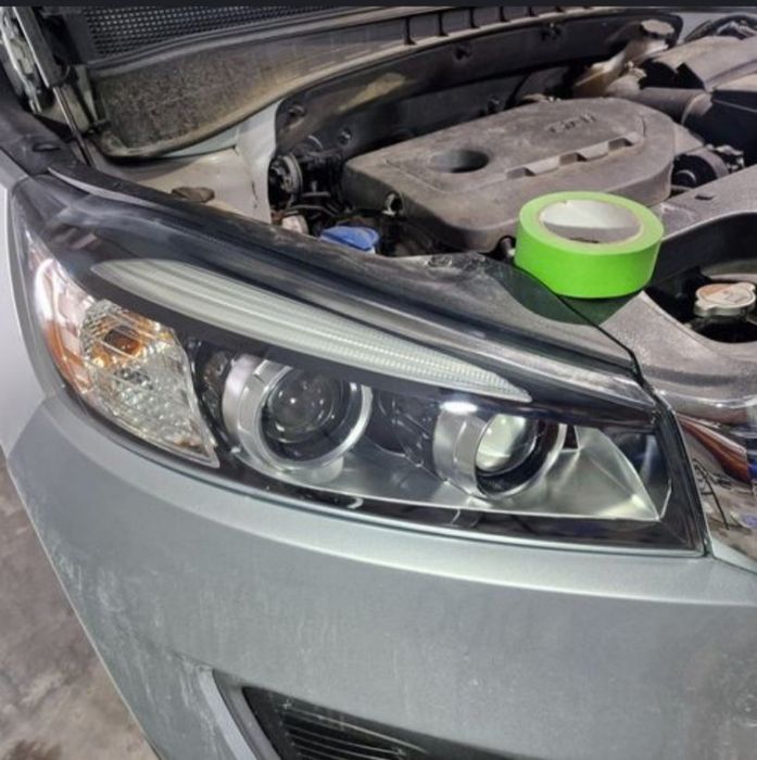 Монтаж на лед крушки,полиране на фарове,керамично покритие и фолио