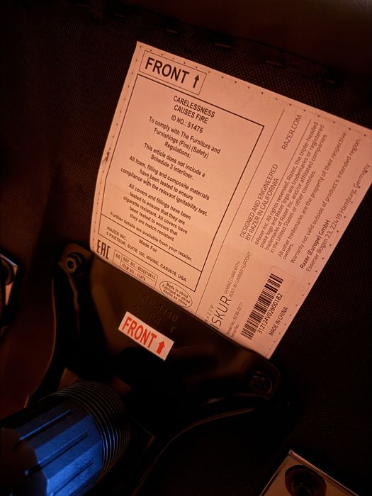 Scaun birou gaming Razer Iskur V2 XL black leather reglabil