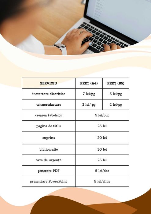 Servicii de tehnoredactare