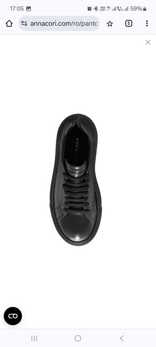 Pantofi piele naturala