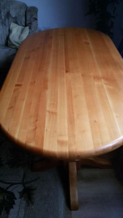 Masa bucatarie/sufragerie lemn cireș masiv