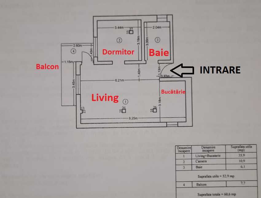 Apartament 2 camere modern bloc 2020, langa sala polivalenta + parcare