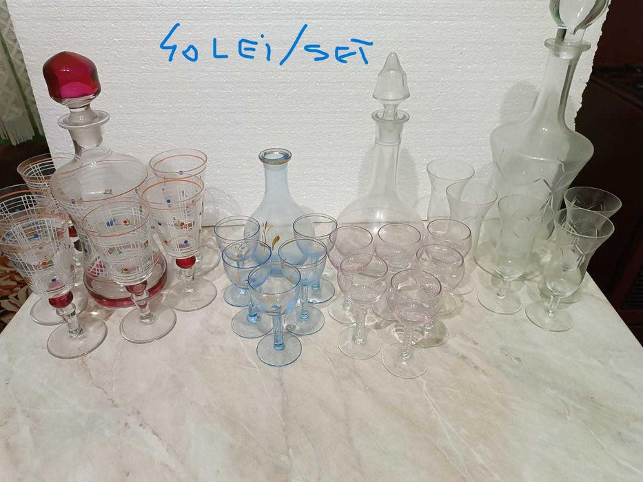 pahare , seturi de bautura , vaze de portelan