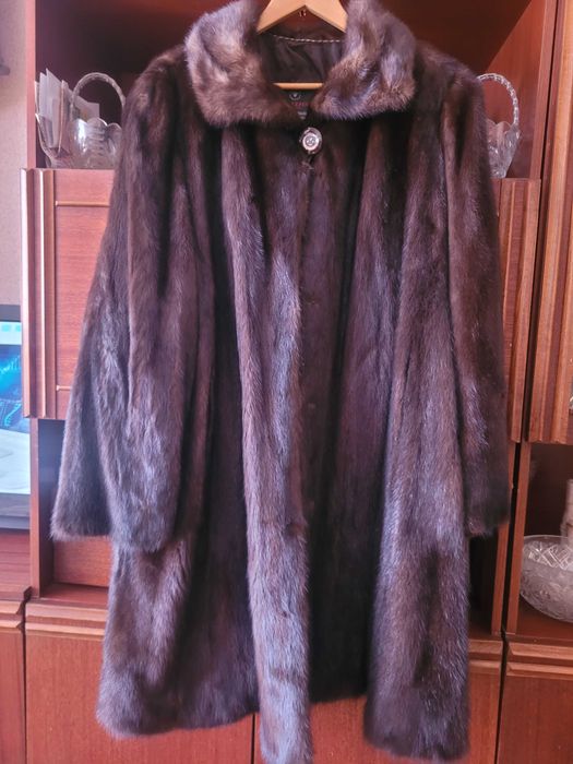 Шуба норковая б/у