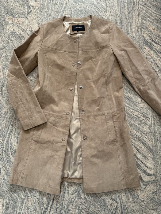 Trench/pardesiu piele intoarsa more&more
