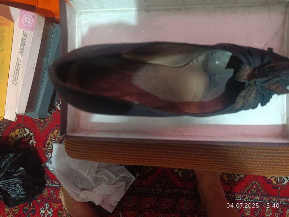 Туфли женские кожаные