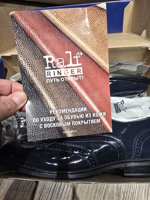 Лаковые оксфорды, полуботинки Ralf Ringer новые
