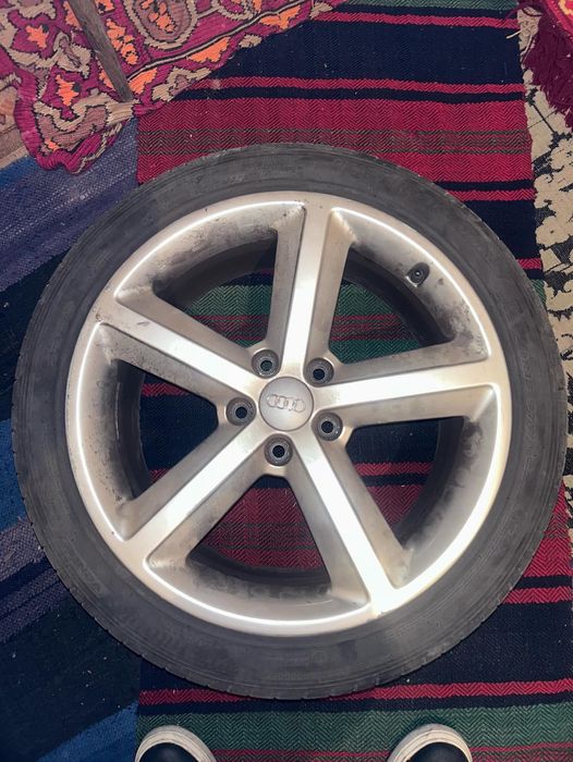 Гуми с джанти за ауди S line 18 ки 5*112 с централен отвор 66.6