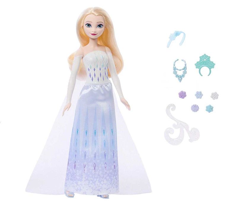 Кукла Елза с 8 изнeнади Disney Frozen Jewel Reveal - Elsa / Mattel