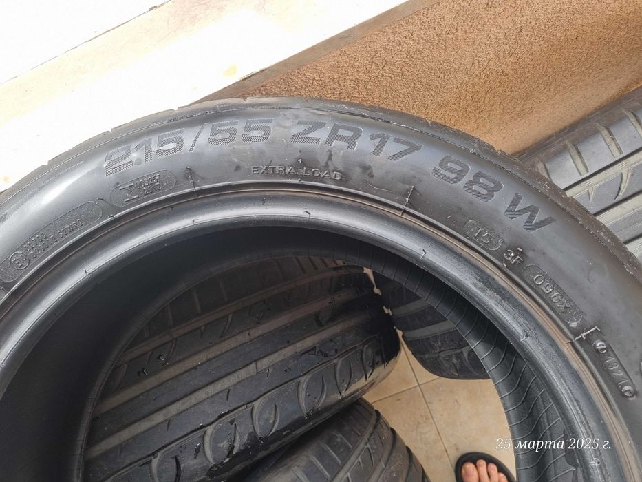 4 Летни гуми Tigar 215/55 R17 използвани