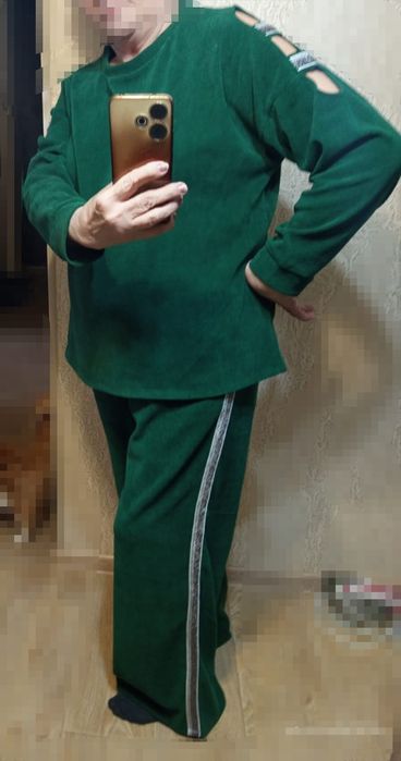 Брючный костюм,двойка,54 размер