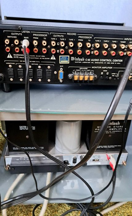 Усилители Mcintosh MC 2255 и C40