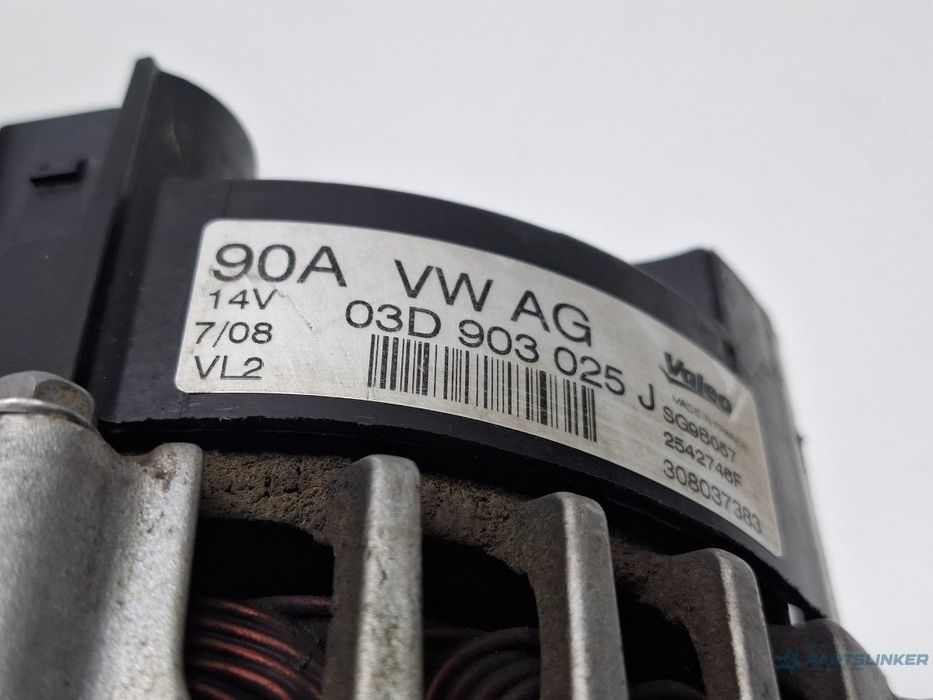 Alternator SKODA FABIA II 542 2006 - 2014 1.2 1.2 BBM, CHFA 03D903025J