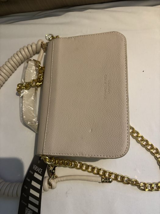 versace чанта нова екрю