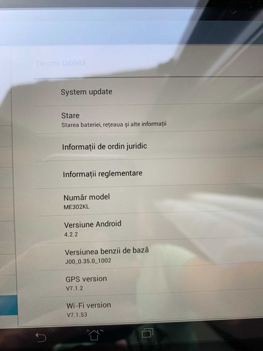 Vand Tableta mare ASUS in stare buna de functionare loc de cartela SIM