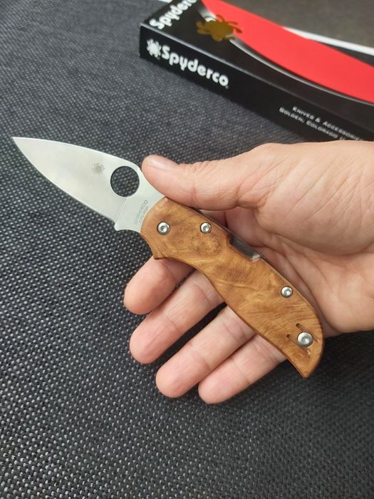 Сгъваем нож Spyderco Chaparral,дръжка Birdseye Maple, С152