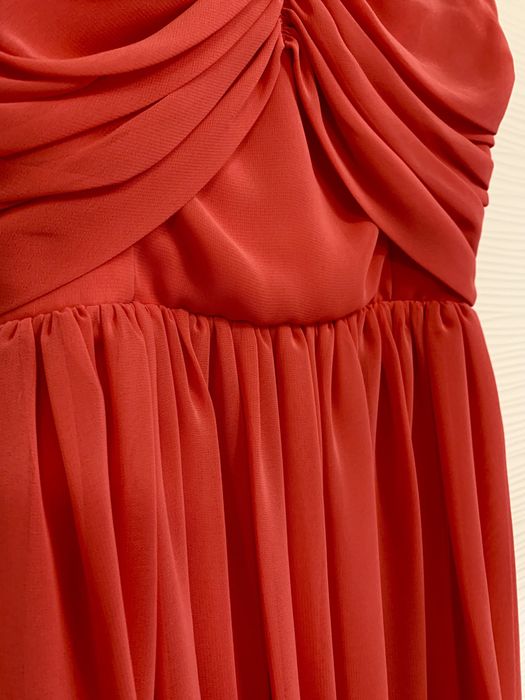 Rochie zi/seara ASOS cu/fara bretele, coral, UK 6 (XS/34)