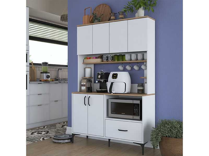 Практичен кухненски шкаф Puzzle-home 3396, Малка кухня