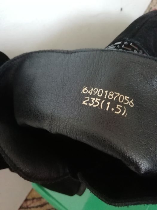 Сапоги замшевые новые