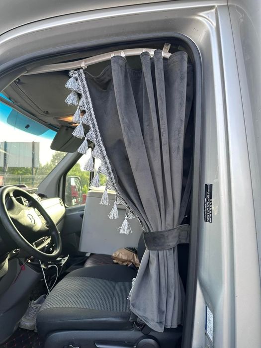 Пердета (завеси) за бус. Масички. Кожен стелки.