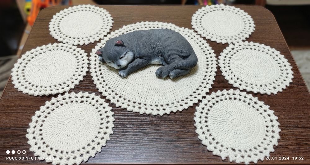 Сервировочные салфетки( 6+1)