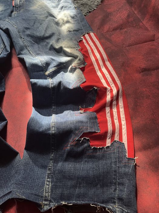 Custom dsquared2 & adidas jeans