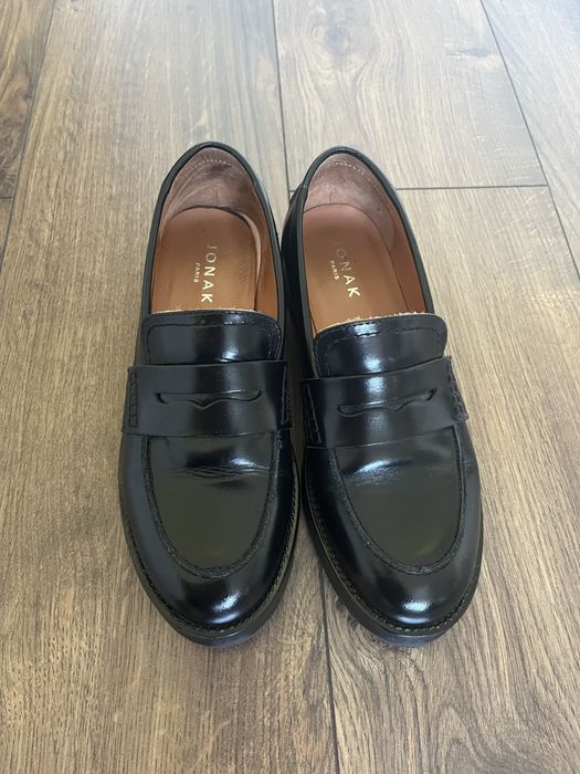 Кожени обувки мокасини Jonak