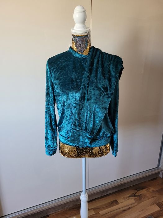 Trening de catifea albastru, marimea S