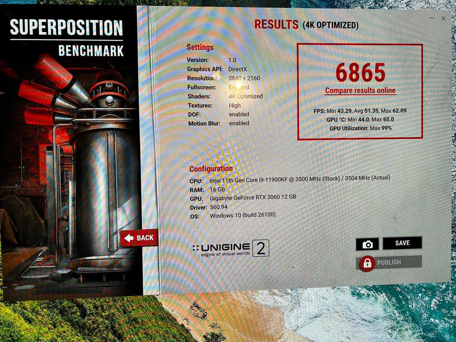 Геймърски i9 11900Kf/RTX 3060 12gb/16gb рам/Nvme 1,5tb/NZXT Top RGB